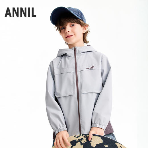 【实体店同款】男童梭织外套春季新款安奈儿童装AB615026 商品图1