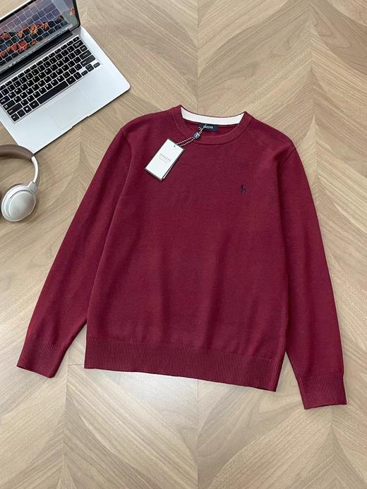 F010711男士羊毛衫2025秋冬季新款纯色圆领针织衫 商品图3