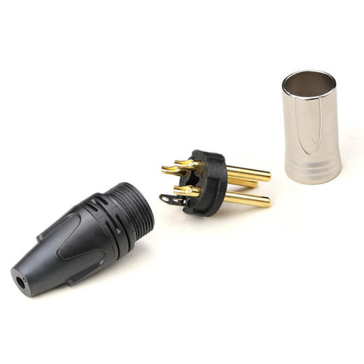 爆款★DMX512【新款@卡侬头】镀金芯全铜3三芯卡农接麦克风舞台灯光话筒音频信号转接插头XLR平衡头卡农插头 卡龙头 卡隆头 话筒头 音频头 音响头 音频平衡接功放调音台等音响工程 商品图11