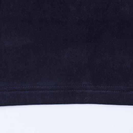 26T10SDSA秋冬新款痞帅男装简约植绒纯色拼接小V领卫衣百搭宽松上衣 商品图3