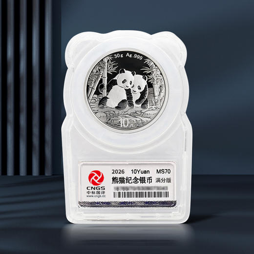 【熊猫币】2026年熊猫30克银币央行发行·999足银·绿盒装·首发版 商品图9