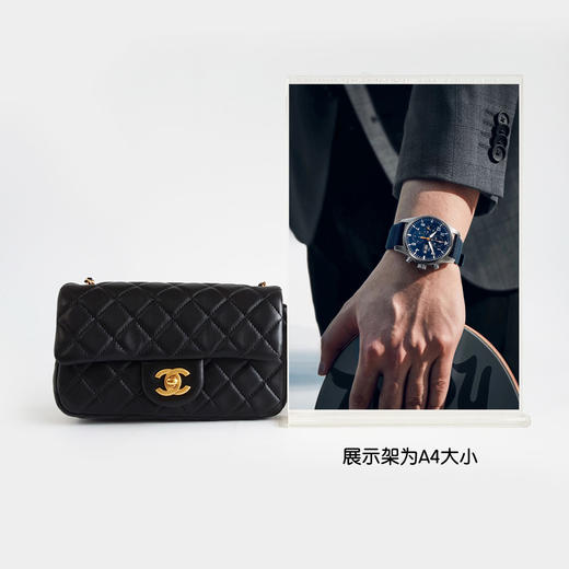 【95新】CHANEL香奈儿CF系列AS1787 B02916 94305黑金羊皮大mini金球CF链条包单肩斜挎包女士 301225NJS29 商品图10
