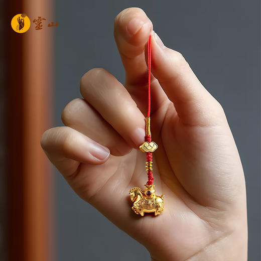 灵山铜乐·马上暴富挂件 商品图3