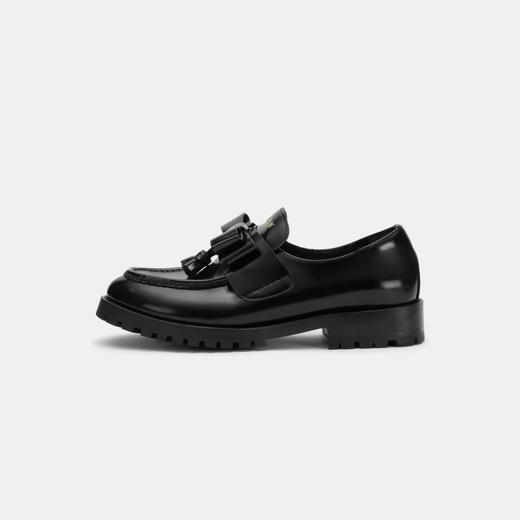 HERLIAN 2026年春季新品流苏蝴蝶结乐福鞋厚底小皮鞋 商品图2