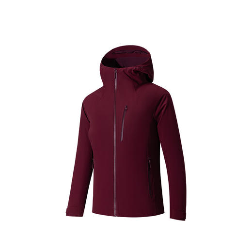 安踏冠军山锋iwarm-5.0智能温控棉服女士新年红色冲锋衣162610803 商品图0