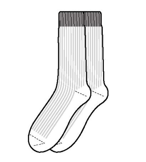 佐丹奴中长款袜子（一扎2双）01155005 商品图0