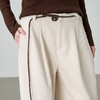 NEELLY纳俪商场同款冬季新款时尚休闲米白阔腿裤女百搭慵懒长裤N25114H06658 商品缩略图2