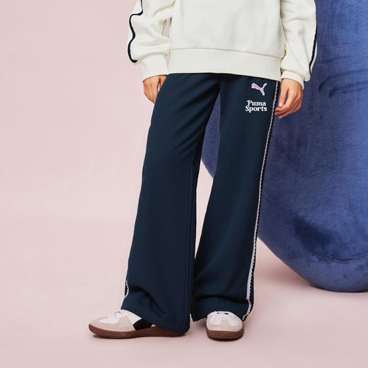 PUMA彪马官方正品 新款儿童女童秋冬长裤休闲裤时髦甜美运动风 商品图4