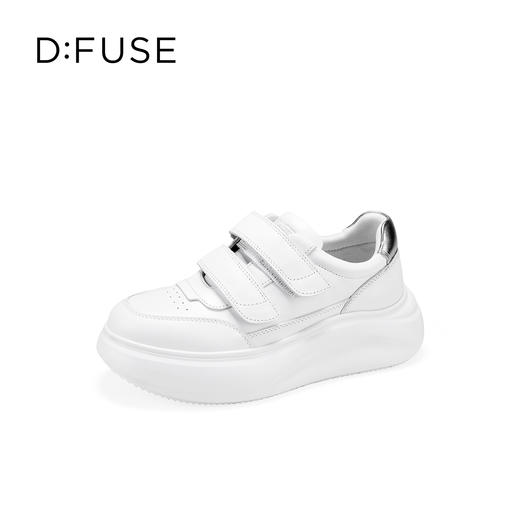 Dfuse迪芙斯2026春季新款轻便厚底增高魔术贴松糕鞋休闲鞋运动板鞋DFE1112126 商品图10
