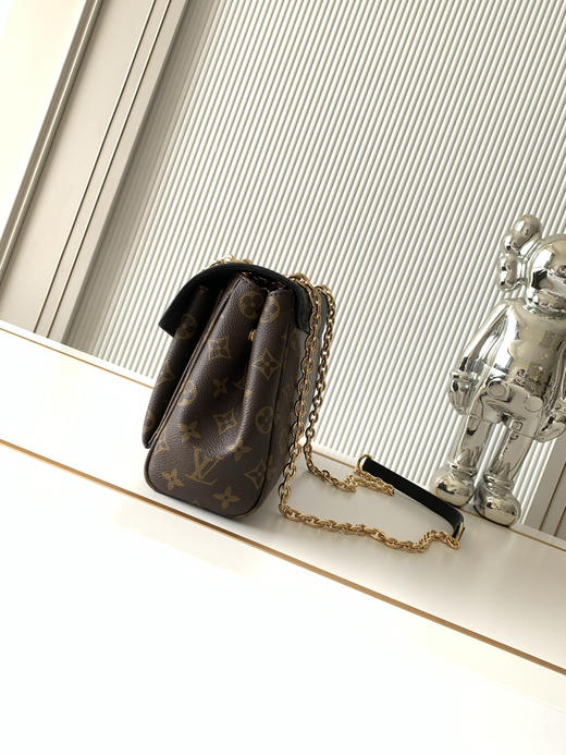 秋冬特惠💰1350 渠道级LV 【全钢五金 MB163c01变码芯片】te级LV 全套包装 M26285黑色 Saint-Germain PM手袋 商品图1