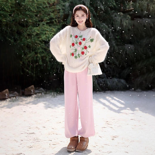 Beau Muse小暖炉卫裤|高克重面料，内里加厚奥粒绒，束脚款/抽绳两穿款可选 商品图5