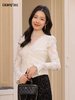 【门店同款】ENJOY冬季“暖冬软糖”浪漫蕾丝拼纱上衣 168897878 商品缩略图0