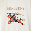 BURBERRY 巴宝莉 女士十字绣马术骑士徽标棉质圆领短袖T恤 白色 8110955 B7078 商品缩略图1