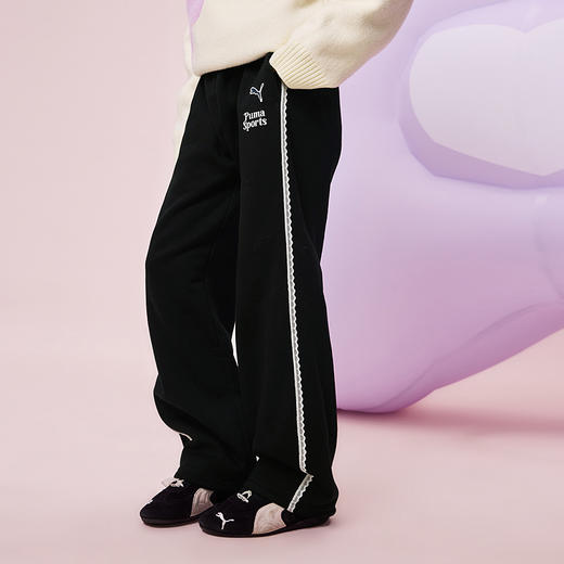 PUMA彪马官方正品 新款儿童女童秋冬长裤休闲裤时髦甜美运动风 商品图0