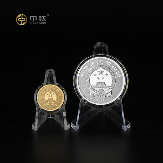2026年生肖马年金银币 银币 公斤银币 150克彩银马 商品图2