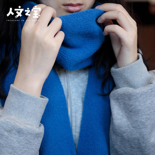 【人文之宝】海子系列 · 快歌唱吧纯羊毛围巾 商品图3