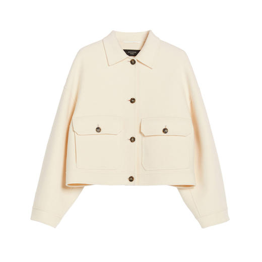 MAXMARA 女士 BORBONA  短款羊毛大衣 白色 BORBONA 50860219 064 商品图0