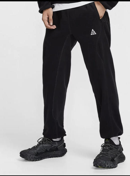 钩子ACG男子户外摇粒绒长裤锥形加绒运动裤 商品图2