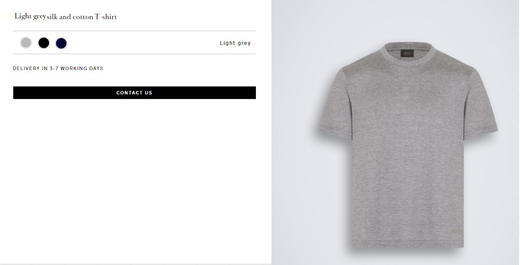 【秒杀价已调 直接拍】意大利Brioni（布里奥尼）桑蚕丝 棉短袖 T恤 商品图6