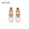 Dfuse迪芙斯2026春季新款编制手工感舒适百搭渔夫鞋玛丽珍单鞋女鞋DFE1111072 商品缩略图11