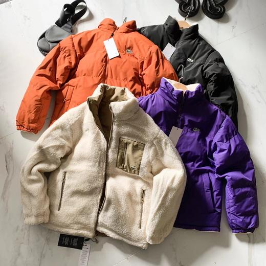 F010766男装25秋冬新款双面穿立领夹克羊羔绒棉服外套 商品图2