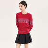 「高货wl」全新升级【铂金会员293/天猫399/差价106】(10236)洛诗琳新年系列羊毛上衣2026新款费尔岛提花针织毛衣女 商品缩略图0