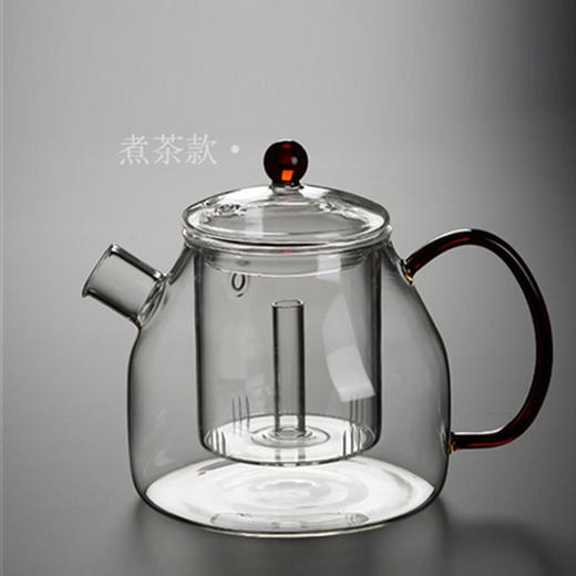 【泡茶煮茶两用壶❗️出水流畅茶汤分离】高硼硅透明玻璃蒸茶壶煮茶器烧水家用办公电陶炉蒸煮茶壶。jc 商品图2
