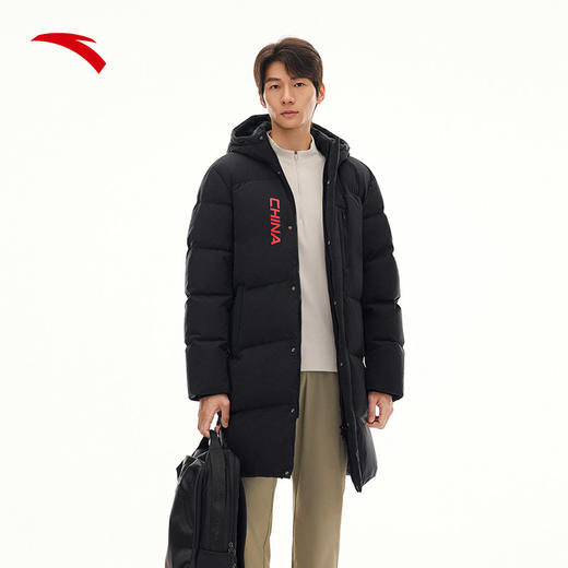 安踏六度芯羽绒 | 中长款防泼水羽绒服男子冬季保暖外套152617906 商品图0