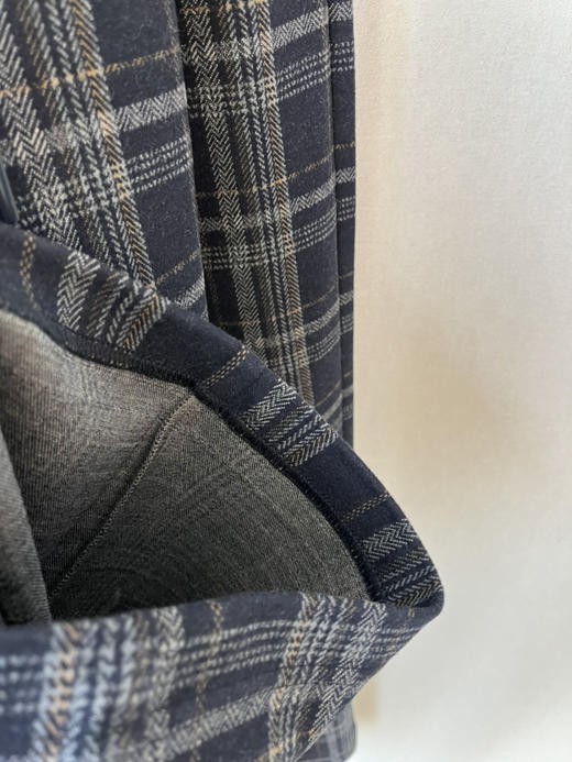 【2026春】噢蜜ooomeooo格纹直筒裤不加绒 商品图13