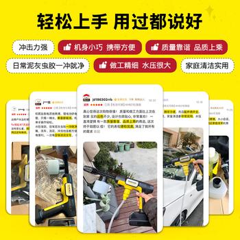 KARCHER德国卡赫无线洗车机KHB2户外清洗机洗车高压喷水水枪手持锂电 商品图2