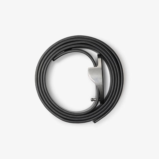 BURBERRY 巴宝莉 男士双面格纹椭圆形马术骑士印章腰带 黑色 8112214 A1189 商品图2