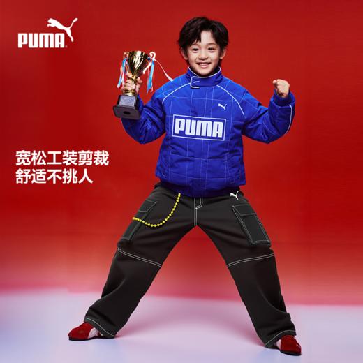 PUMA彪马官方正品 新款儿童男童秋冬梭织长裤牛仔裤简洁休闲时尚 商品图2