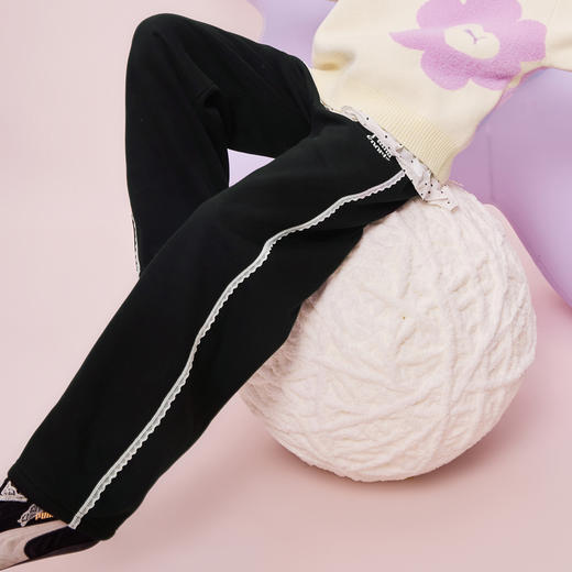 PUMA彪马官方正品 新款儿童女童秋冬长裤休闲裤时髦甜美运动风 商品图3