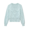 鹿向南「踏雪极光」秋冬新款原创设计感小众慵懒温柔系蓝色毛衣女 商品缩略图1