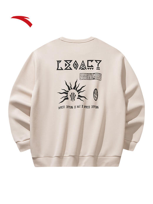 安踏欧文系列卫衣男女同款冬季套头衫宽松百搭运动上衣172611712S 商品图3