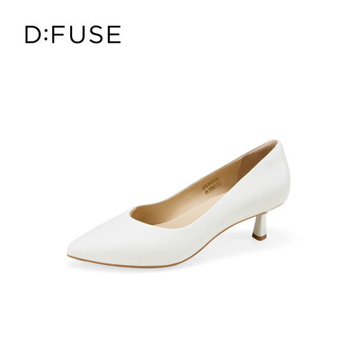 Dfuse迪芙斯2026春季新款尖头低跟舒适单鞋高跟鞋经典通勤高跟鞋DFE1111110 商品图8