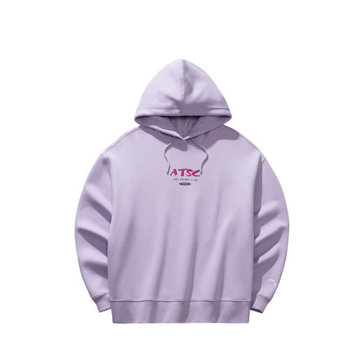 安踏易打理卫衣丨连帽套头衫卫衣女士新款印花休闲帽衫162618715S 商品图4