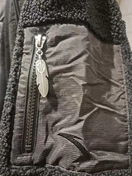 ATSV|欧文系列新款连帽羊羔绒卫衣 172611706V 商品图3