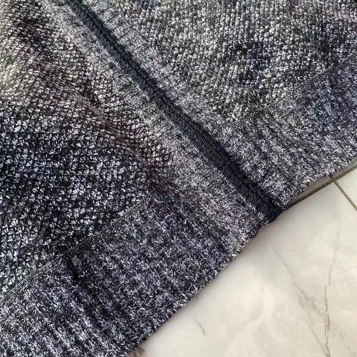 F010746新款简约大方男士黑标立领加绒针织开衫 商品图6