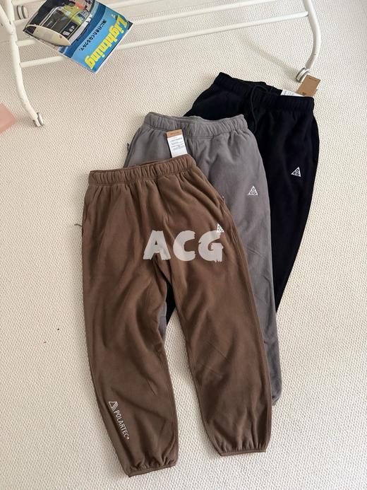 钩子ACG男子户外摇粒绒长裤锥形加绒运动裤 商品图3