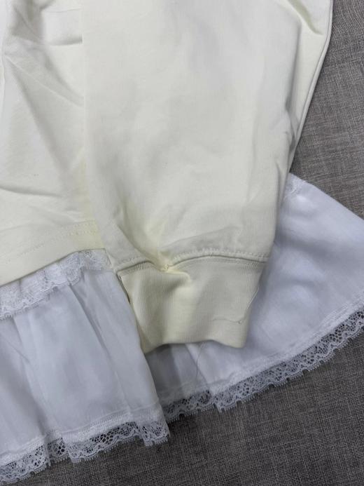 F010743新款「伤心小熊」可脱卸蝴蝶结拼接下摆长袖T恤 商品图12