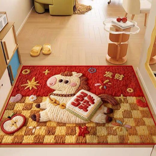 2026马年现代中式入户门地垫 商品图2