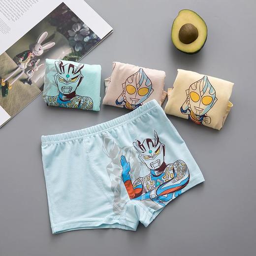 机器人男童内裤全棉宝宝95%四角短裤儿童纯棉男孩男小童平角底裤 商品图3