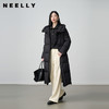 NEELLY纳俪商场同款冬季新款宽松连帽长款羽绒服女90白鸭绒外套N25114L03303 商品缩略图0
