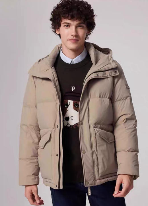 原单 哈吉斯男士工装连帽羽绒服010702 商品图10