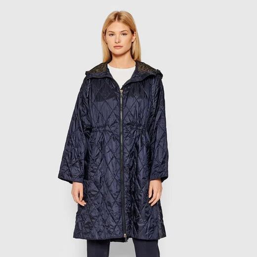 MAXMARA 女士 ARDEA 连帽绗缝派克大衣 深蓝色 ARDEA 54960119 002 商品图1