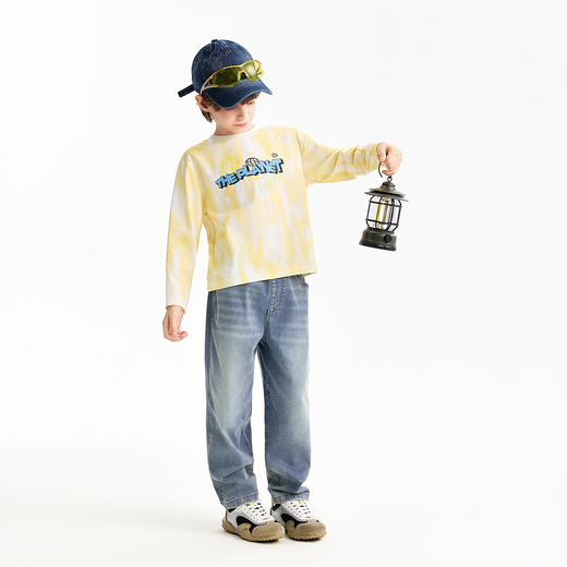 【实体店同款】男童圆领长袖针织衫春季新款安奈儿童装AB611021 商品图3