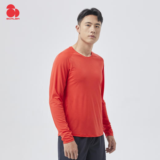 +【乐粉专属】SCALER/思凯乐男超轻速干长袖T恤运动跑步上衣 F4212290 商品图2