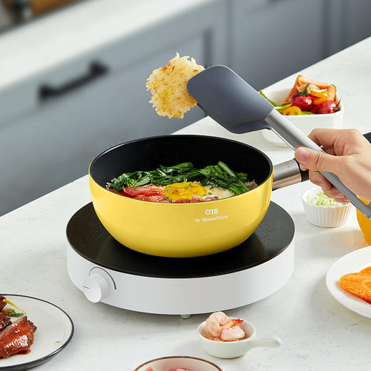 OTB小黄锅一两人食多用锅煲仔饭懒人煎炒煮面锅不粘锅 商品图1