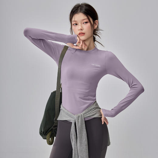 跃牌【美西西系列】秋冬新款瑜伽服女紧身长袖跑步运动训练健身服CX-836 商品图2